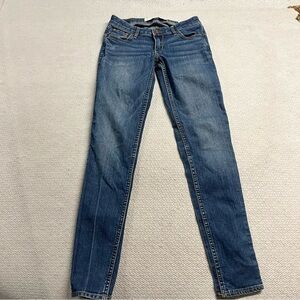 ⭐️ Abercrombie & Fitch Vintage Y2K Dark Wash Jeans Size 25 EUC